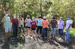 North Carolina: Haw River Pollinator Garden Clean-up